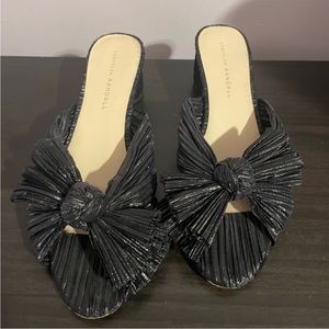 LOEFFLER RANDALL BOW SANDAL HEEL